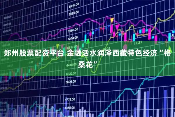 郑州股票配资平台 金融活水润泽西藏特色经济“格桑花”